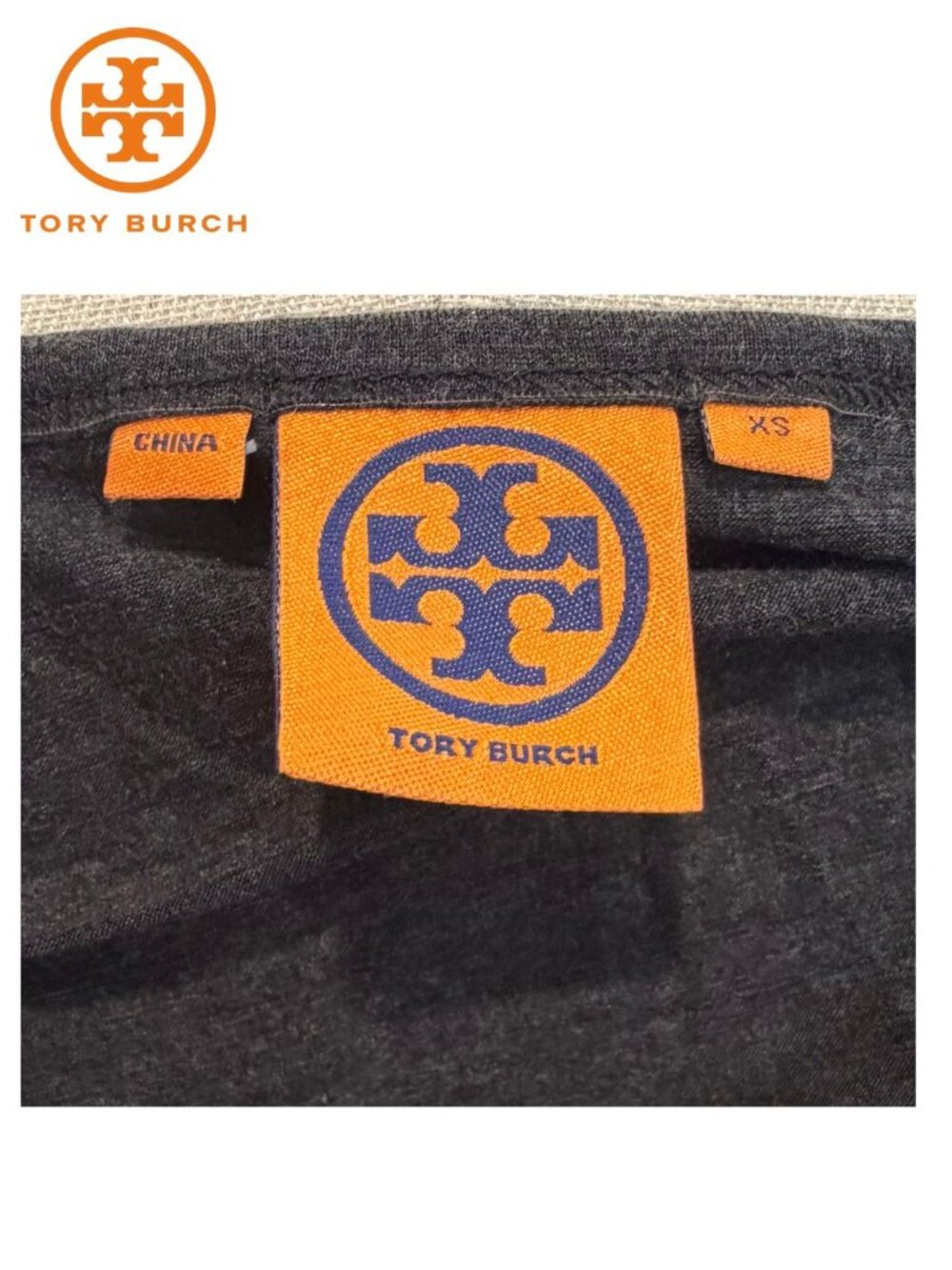 Tory Burch Black Ruffle Sleeveless Knit Top Women's XS - Picture 7 of 8